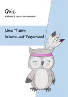 Vorschau - Arbeitsblätter - Lektürequiz / Lektürebegleitung: Schatz auf Pagensand von Uwe Timm - Deckblatt