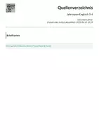 Vorschau - Lehrpläne/Lehrermaterial - Jahresplanung Englisch für die Klassen 3/4 - Deckblatt