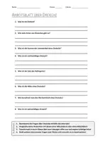 Vorschau - Arbeitsblätter - AB mit Fragen zum Thema "Dreieck" + Lösungsblatt - Deckblatt