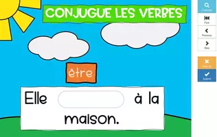 Aperçu - Apprentissages en autonomie - BOOM CARDS L' imparfait ÊTRE AVOIR - Page 3