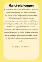 Vorschau - Arbeitsblätter - Jahreszeiten Tafelmaterial & Arbeitsblatt - Seite 1