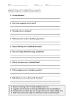 Vorschau - Arbeitsblätter - AB mit Fragen zum Thema "Dschibuti" + Lösungsblatt - Deckblatt