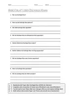 Vorschau - Arbeitsblätter - AB mit Fragen zum Thema "Dschingis Khan" + Lösungsblatt + Infografik - Deckblatt