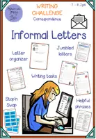 Vorschau - Unterrichtsreihen - Writing challenge: Correspondence - Informal letter - Deckblatt