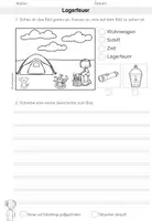 Vorschau - Arbeitsblätter - Bildgeschichten schreiben Klasse 1-2 | Mini-Geschichten Grundschule | Schreibanlässe Deutsch - Seite 3