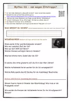 Vorschau - Arbeitsblätter - Mythos SS - Von wegen Elitetruppe, Nationalsozialismus, Hitler, Wehrmacht, Zweiter Weltkrieg: Fragenblatt, Dokumentation, Internetrecherche, QR-Code - Seite 1