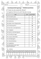 Vorschau - Arbeitsblätter - Lesespaziergang Weihnachten (3-fach differenziert) - Seite 3