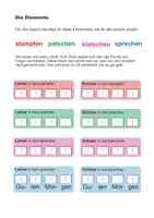 Vorschau - Spiele - Der rhythmische Begrüßungskanon - bewegen und sprechen - Seite 1
