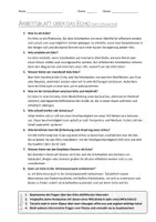 Vorschau - Arbeitsblätter - AB mit Fragen zum Thema "Echo" + Lösungsblatt + Infografik - Seite 2