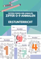 Vorschau - Arbeitsblätter - Ziffern suchen und anmalen: 0-9 (10 Arbeitsblätter) - Deckblatt