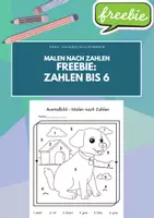 Vorschau - Arbeitsblätter - ZR 6: Malen nach Zahlen (Anfangsunterricht) - Deckblatt