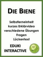 Vorschau - Arbeitsblätter - Die Biene (Materialpaket) - Deckblatt