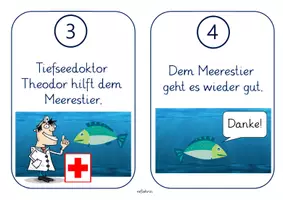 Vorschau - Unterrichtsreihen - Tiefseedoktor Theodor - Erarbeitung roter Faden - Materilaiien - Seite 2