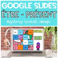 Aperçu - Apprentissages en autonomie - ÊTRE present | Jeu Image Mystère GOOGLE SLIDES - Page de couverture