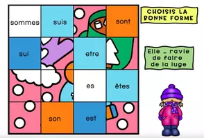 Aperçu - Apprentissages en autonomie - ÊTRE present | Jeu Image Mystère GOOGLE SLIDES - Page 2