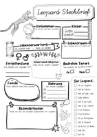 Vorschau - Arbeitsblätter - Leopardenklasse Materialpaket - Leopard Sparpaket - Seite 3