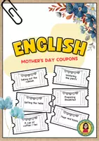 Vorschau - Mal- und Bastelvorlagen - Mother's Day Coupons | Chores | #muttertagbeieduki - Deckblatt