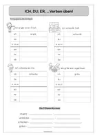 Vorschau - Interaktives Material - DaF/Daz Verben konjugieren Präsens Freizeit - Seite 2