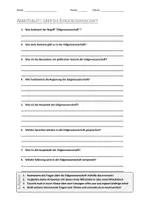 Vorschau - Arbeitsblätter - AB mit Fragen zum Thema "Eidgenossenschaft" + Lösungsblatt + Infografik - Deckblatt