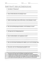 Vorschau - Arbeitsblätter - Lernposter + AB mit Fragen zum Thema "Einbürgerung" + Lösungsblatt + Mindmap + Infografik - Seite 1