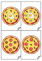 Vorschau - Fördermaterial/Inklusion - Zählaufgaben im Zahlenraum 10 - Mathepizza - Seite 2