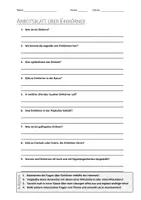 Vorschau - Arbeitsblätter - AB mit Fragen zum Thema "Einhorn" + Lösungsblatt + Infografik - Deckblatt