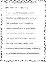 Vista previa - Hojas de trabajo - REPORTED SPEECH - ESTILO INDIRECTO - página 2