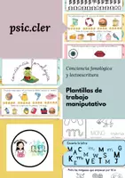 Vista previa - Hojas de trabajo - Plantillas manipulativas y llavero de conciencia fonológica - Portada