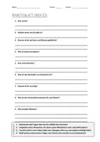 Vorschau - Arbeitsblätter - AB mit Fragen zum Thema "Eis" + Lösungsblatt - Deckblatt