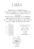 Vista previa - Hojas de trabajo - L'aigua: estats, propietats i cicle - Portada