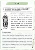 Vorschau - Arbeitsblätter - Patrizier und Plebejer – eine Schule für jedes Kind? - Seite 1