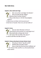 Vorschau - Arbeitsblätter - Ben liebt Anna: Aufgaben zum Buch, Lektüre, Liebe, Lesebegleitheft - Seite 1