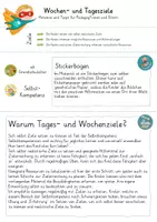 Vorschau - Arbeitsblätter - Ziele setzen und evaluieren - Growth Mindset - Seite 1