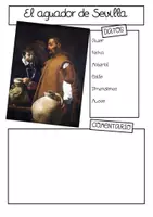 Vista previa - Manualidades / Dibujos para colorear - Velázquez: póster colaborativo "El aguador de Sevilla" - página 3