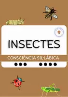 Vista previa - Tarjetas / Manipulativos - INSECTES: consciència sil·làbica - Portada
