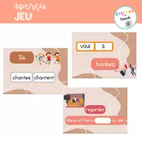 Aperçu - Apprentissages en autonomie - BOOM CARDS Présent premier groupe | Verbes en er - Page 2