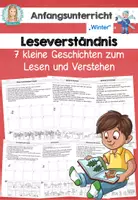 Vorschau - Arbeitsblätter - Winter Lesegeschichten | Leseverstehen Klasse 1-2 - Deckblatt