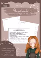 Vorschau - Arbeitsblätter - Flip-Book - Blanko-Vorlage zum selbst gestalten! - Deckblatt