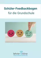 Vorschau - Fördermaterial/Inklusion - Kopiervorlage: Schüler-Feedbackbogen für die Grundschule - Deckblatt