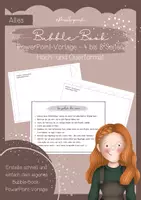 Vorschau - Arbeitsblätter - Bubble-Book - Vorlage zum selbst gestalten! - Deckblatt