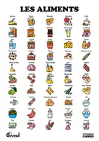Vista previa - Hojas de trabajo - 50 ALIMENTS – Dictionnaire visuel et mots mêlés - página 1
