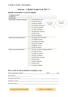 Vorschau - Unterrichtsreihen - Französisch Materialpaket: Interview / Dialog / Partnerarbeit - Deckblatt