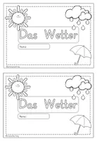 Vorschau - Arbeitsblätter - Wettertagebuch - DAZ/DAF - Seite 2