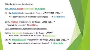 Vorschau - Arbeitsblätter - Satzglieder - Seite 2