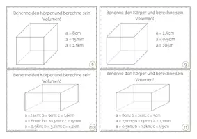 Vorschau - Arbeitsblätter - MATERIALPAKET: Aufgabenkarten MATHE - Seite 3