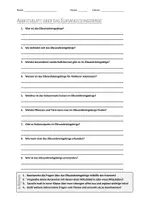 Vorschau - Arbeitsblätter - AB mit Fragen zum Thema "Elbsandsteingebirge" + Lösungsblatt + Infografik - Deckblatt