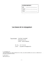 Aperçu - Manuel scolaire - Conjugaison - Les bases - Les cycles 3 et 4 - Page 1