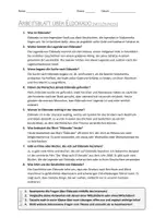 Vorschau - Arbeitsblätter - AB mit Fragen zum Thema "Eldorado" + Lösungsblatt - Seite 1