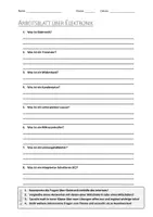 Vorschau - Arbeitsblätter - AB mit Fragen zum Thema "Elektronik" + Lösungsblatt + Infografik - Deckblatt