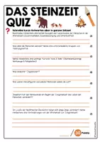 Vorschau - Arbeitsblätter - Steinzeit Test - Arbeitsblätter - Seite 3